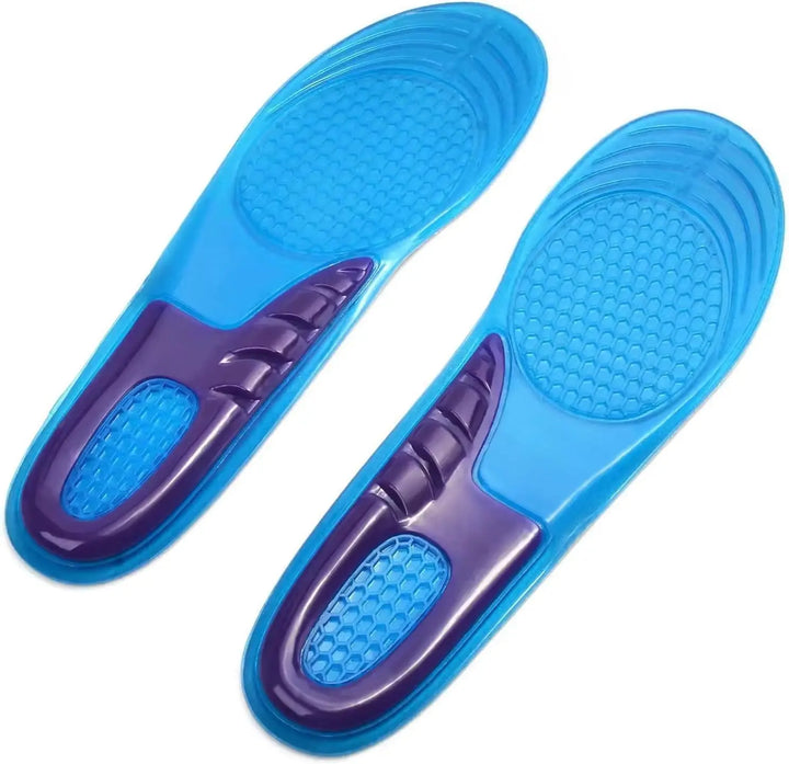 Gel Orthopaedic Insoles with Arch Support & Shock Absorption – Unisex