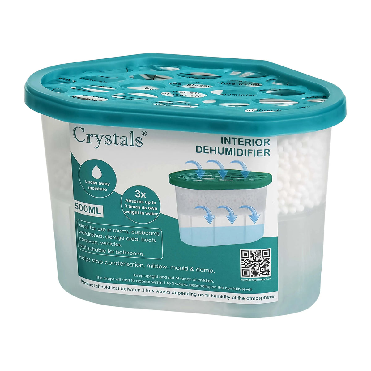 Dehumidifier Damp Trap – Moisture Absorber for Mould & Mildew Prevention.