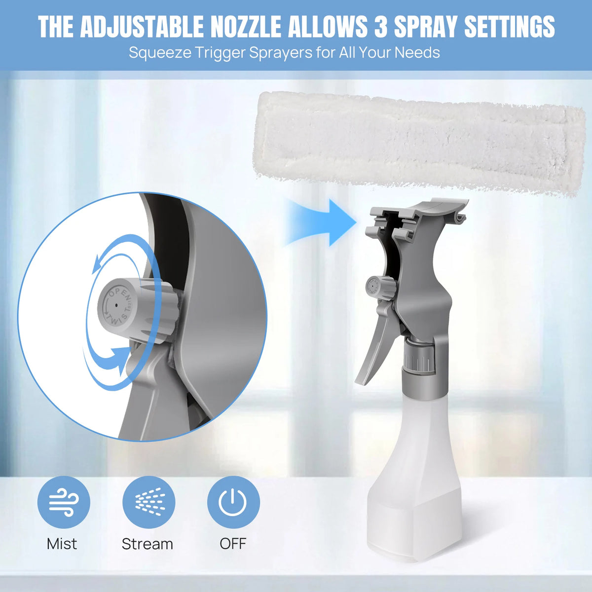 Cordless Window Vacuum Cleaner – Rechargeable Handheld Glass Cleaner with 60-Minute Runtime, Squeegee & Microfibre Cloth for Windows, Mirrors & Condensation.