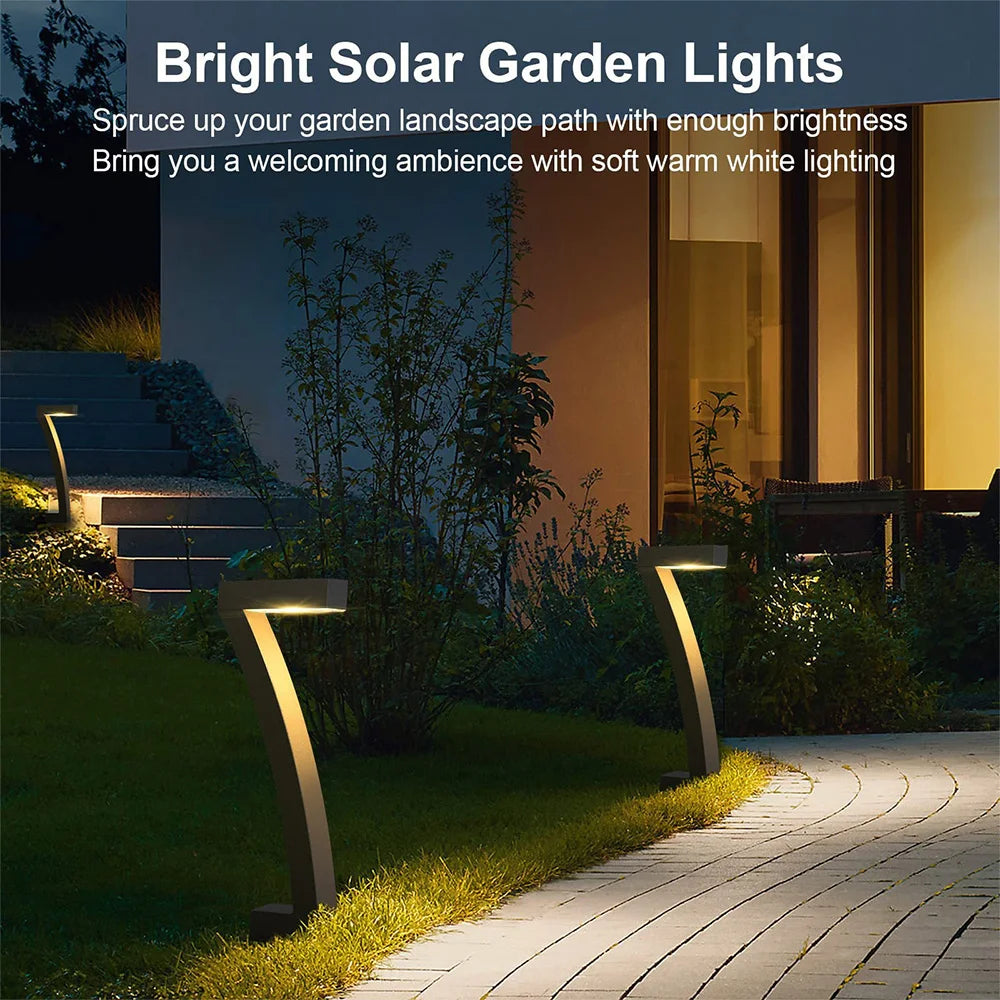 4-Pack Solar Pathway Lights – IP65 Waterproof LED Garden Lights.