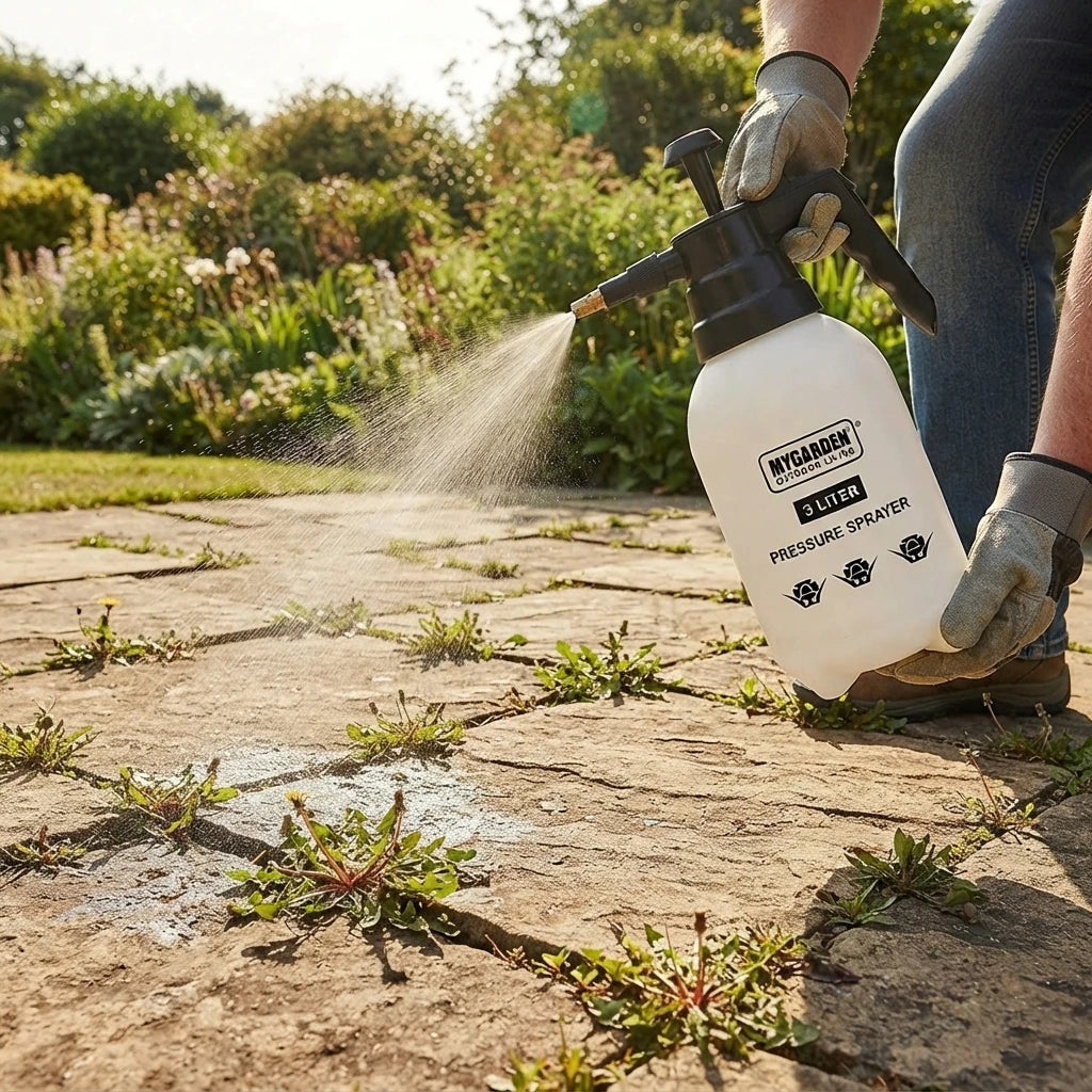 3L Pressure Sprayer – Handheld Garden Pump Sprayer with Adjustable Nozzle.