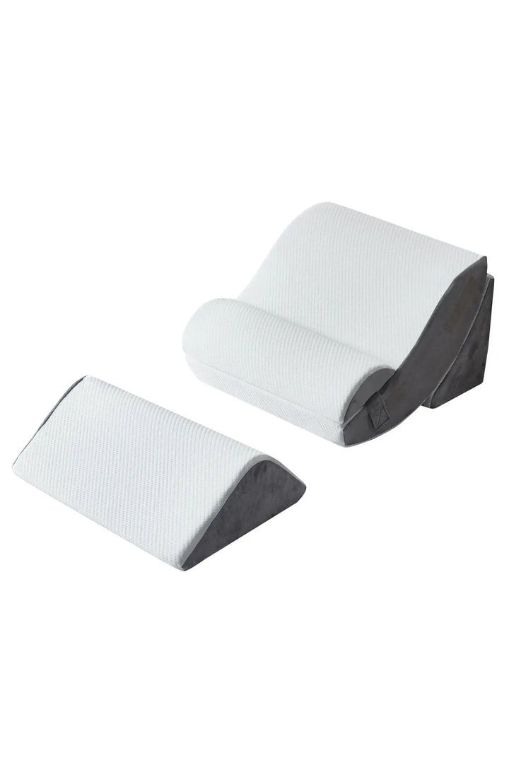 Groundlevel 4 Piece Adjustable Pain Relieving Wedge Pillow Set For Adults