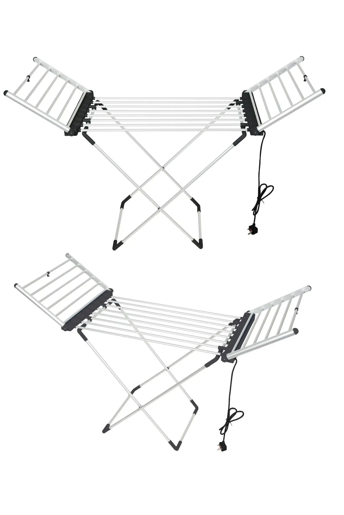 Large Heated Clothes Airer with Timer – Fast Drying, Energy-Efficient, Foldable Electric Clothes Drying Rack.