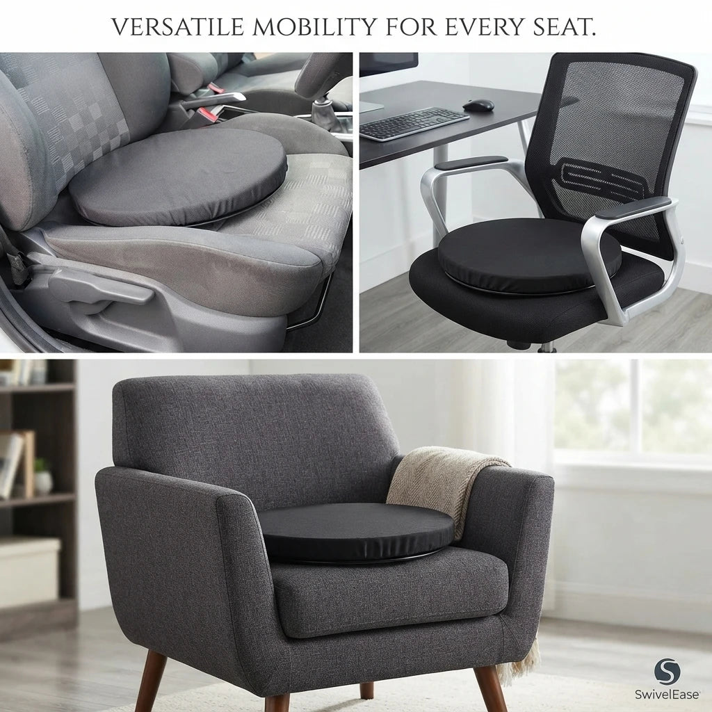 360° Rotating Memory Foam Seat Cushion.