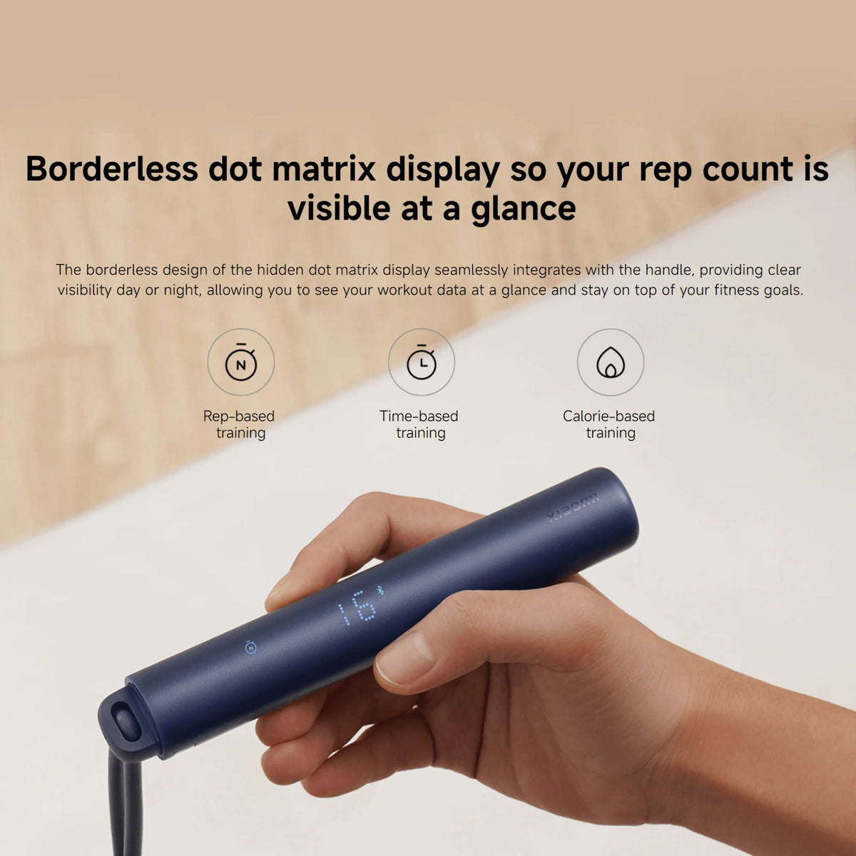 Smart Jump Rope – Corded & Cordless Modes, App Connectivity, Adjustable Calorie Tracking & Fitness Training.