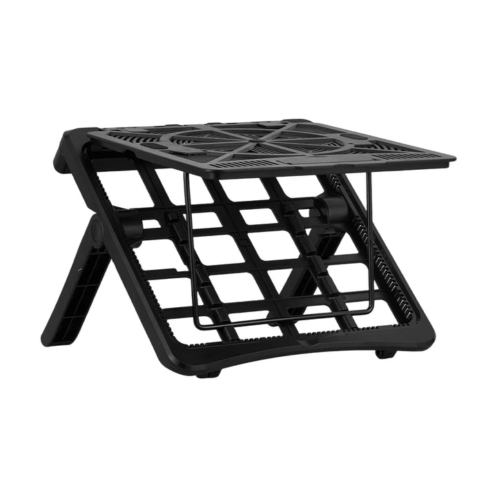 Adjustable Laptop Riser Stand – Height-Adjustable Holder for 12–17" Laptops, Tablets & Phones.