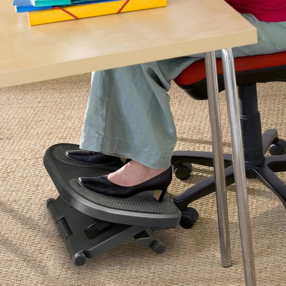 Ergonomic Under-Desk Footrest.