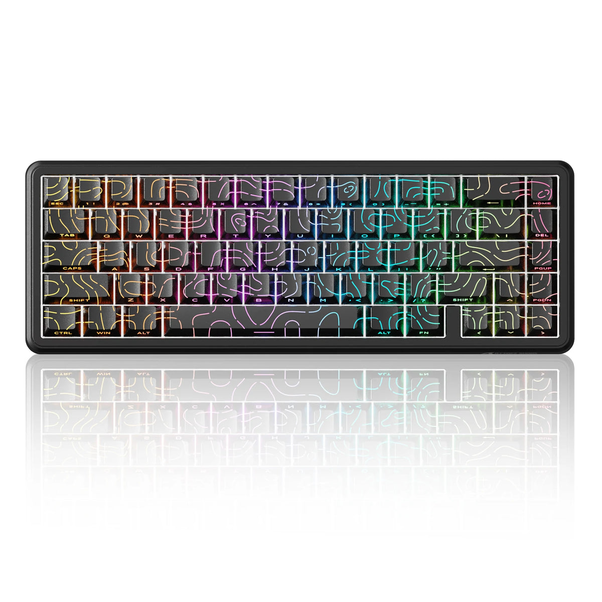 ATTACK SHARK X65 HE Magnetic Switch Gaming Keyboard – 65% Rapid Trigger, 8000Hz Polling.
