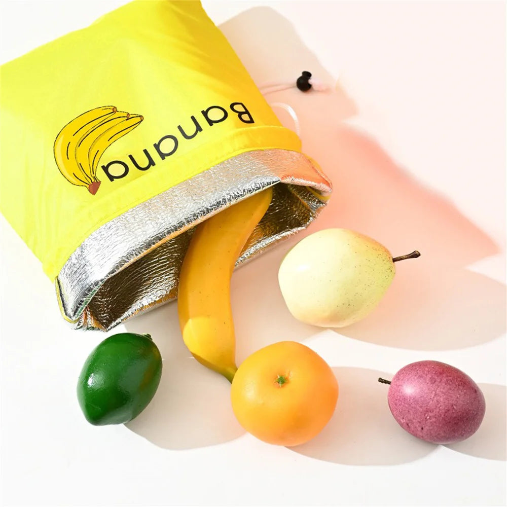 Banana Storage Bag – Padded Fresh Fruit Protector, Reusable Kitchen & Fridge Organiser for Banana Storage.