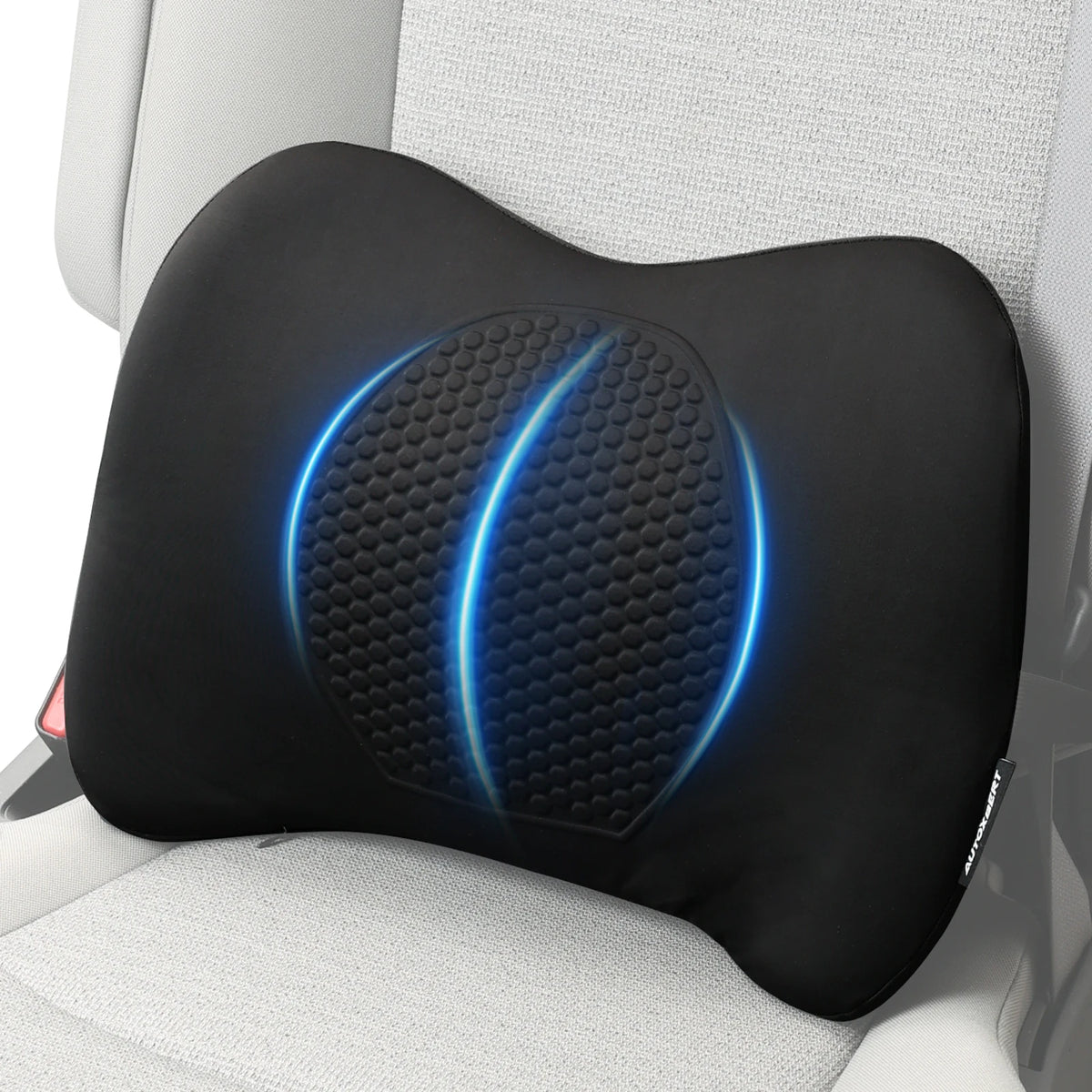 Memory Foam Lumbar Support Cushion – Ergonomic Backrest Pillow for Wheelchair, Office Chair & Car Seat