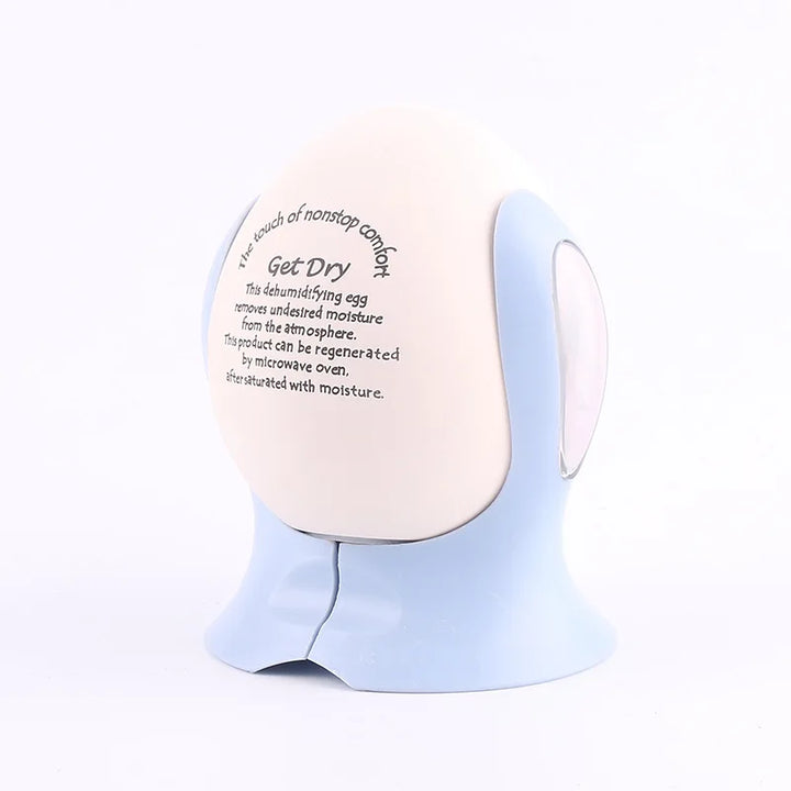 Reusable Ceramic Egg Dehumidifier – Air Purifying Moisture Absorber for Refrigerator, Wardrobe, Bedroom & Home.