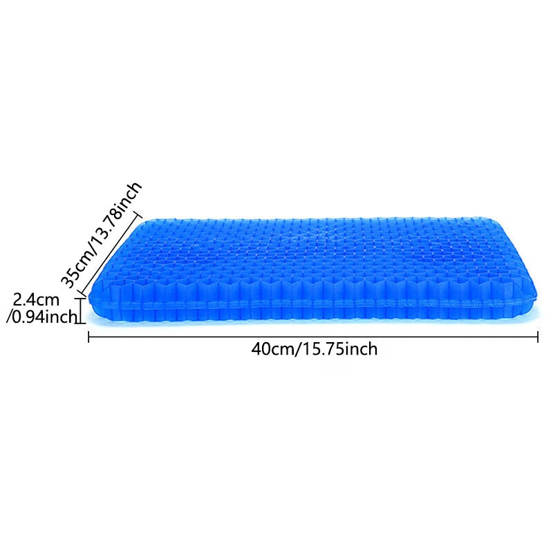Premium Honeycomb Gel Seat Cushion – Ergonomic Cooling Pressure-Relief Pad.