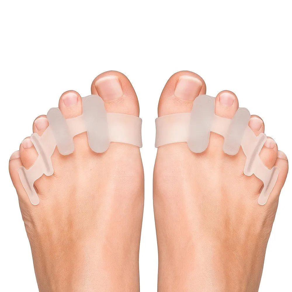 Silicone Toe Separators & Gel Bunion Cushions – Comfortable Toe Spacers for Men & Women.