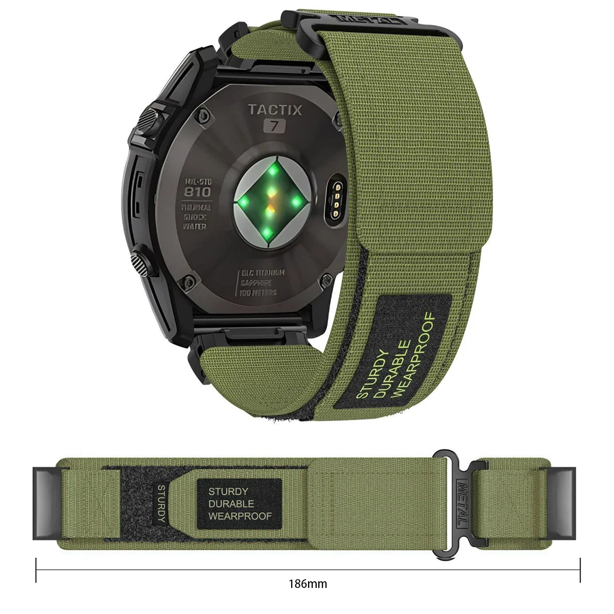 Sports Nylon Loop band for Garmin Watch Tactix 7Pro Fenix 7X 6X 7 5 6 Pro 5X Plus 3 3HR Bracelet for Garmin Band 26mm 22mm Strap