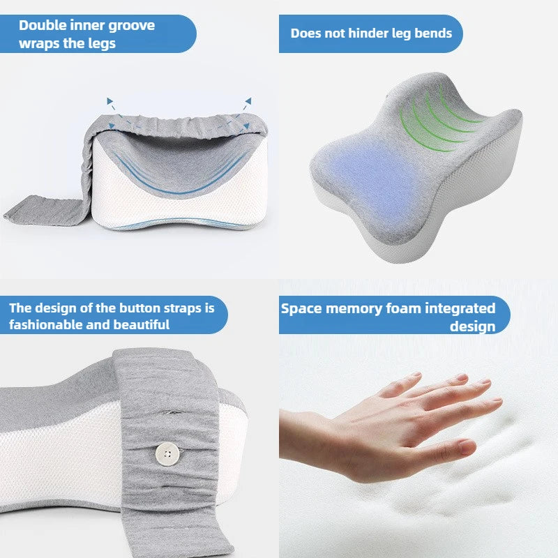 Orthopaedic Knee Pillow – Adjustable Strap Knee & Foot Support.