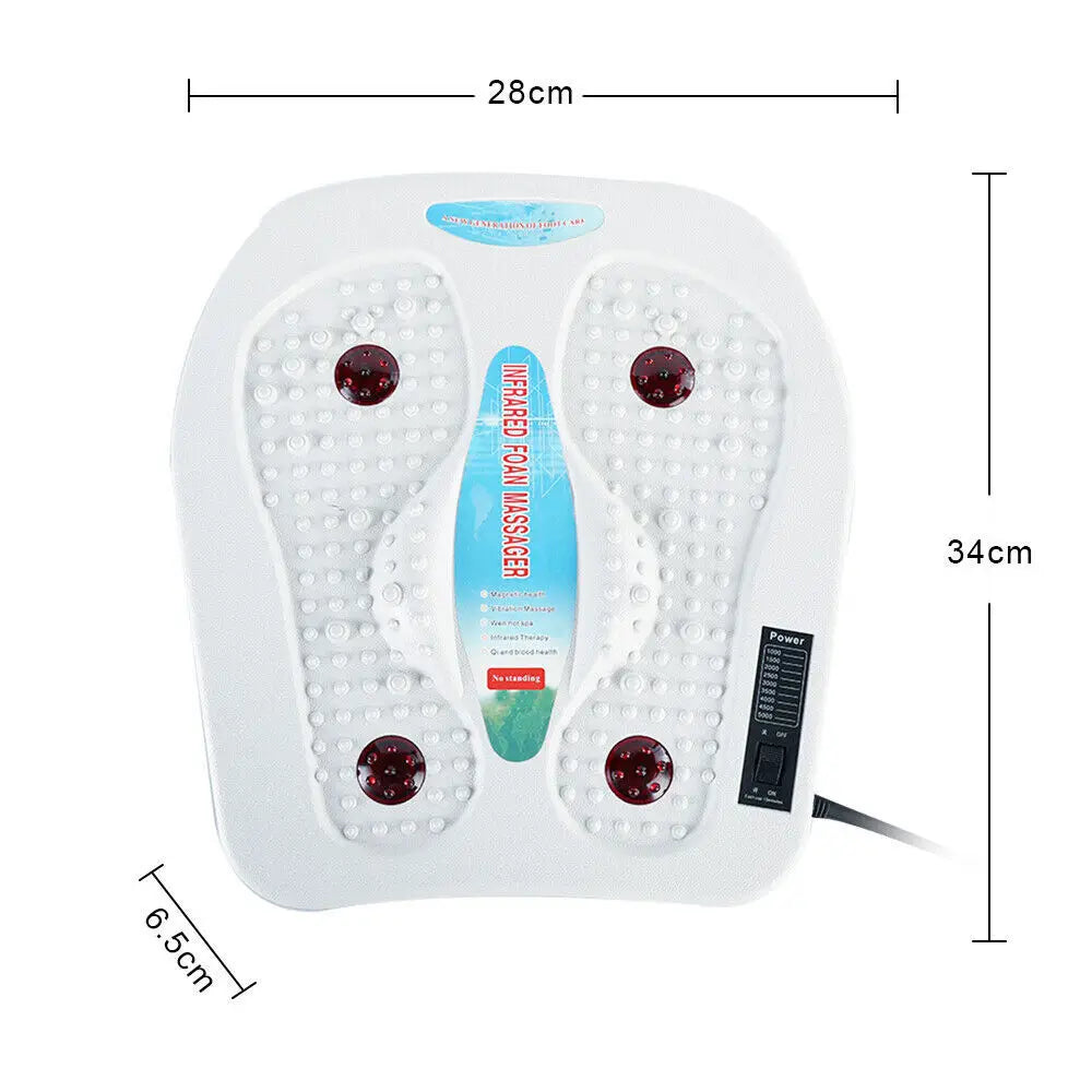 Infrared Heated Foot Massage Mat – Vibrating Acupoint Foot Massager.
