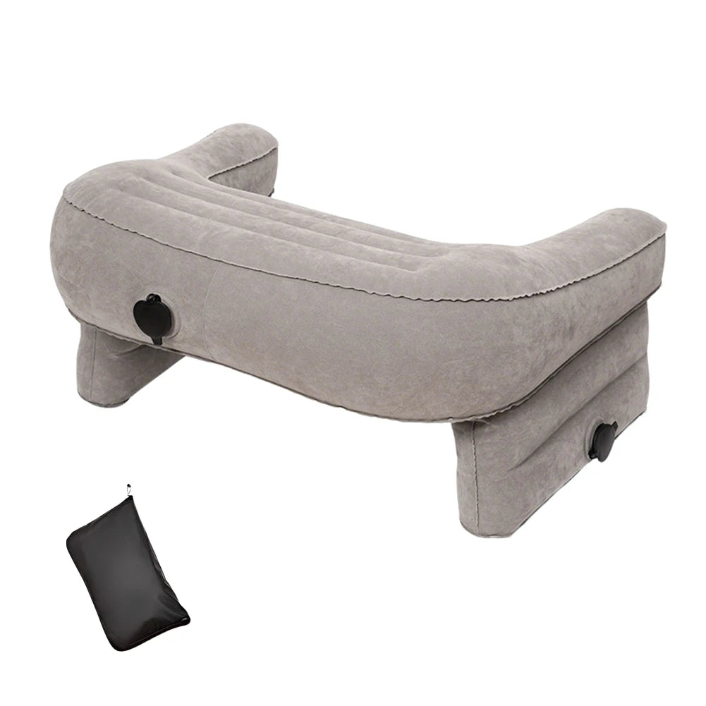 Inflatable Reading & Gaming Support Pillow – Adjustable Ergonomic Lap Cushion with Armrests for Bed, Sofa & Floor.