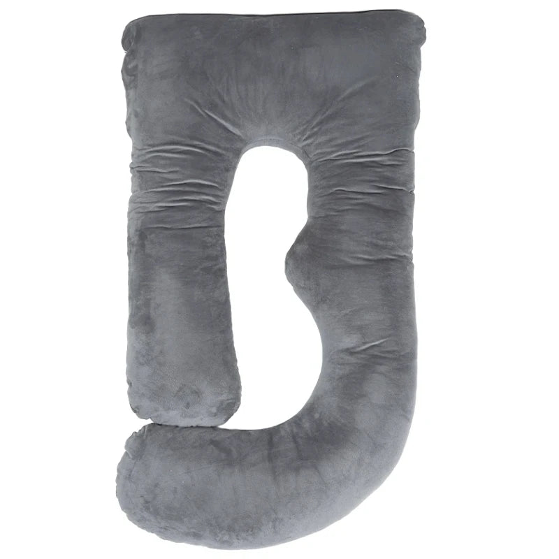 G-Shaped Pregnancy Pillow 120cm – Full-Body Maternity Support Pillow with Removable Cover.