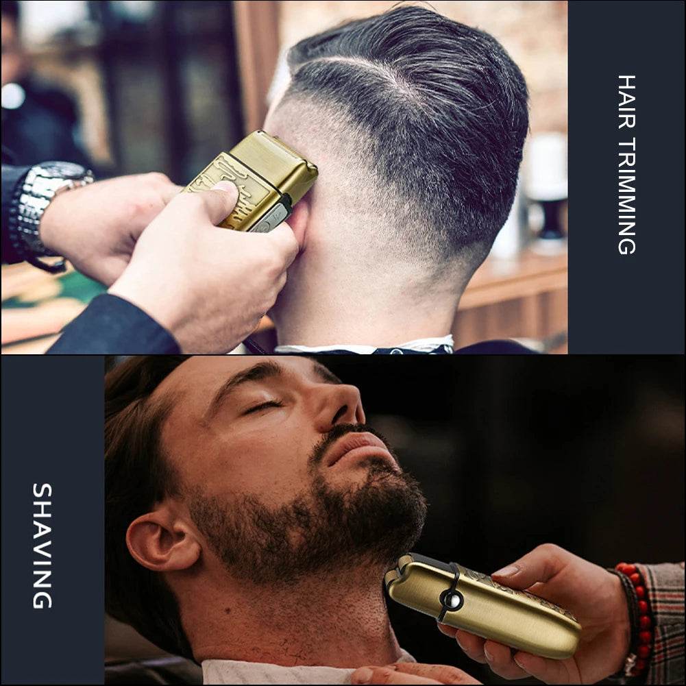 Professional Electric Head Shaver for Bald Men – Cordless 2-Foil Razor with Beard Trimmer, Waterproof & Rechargeable.