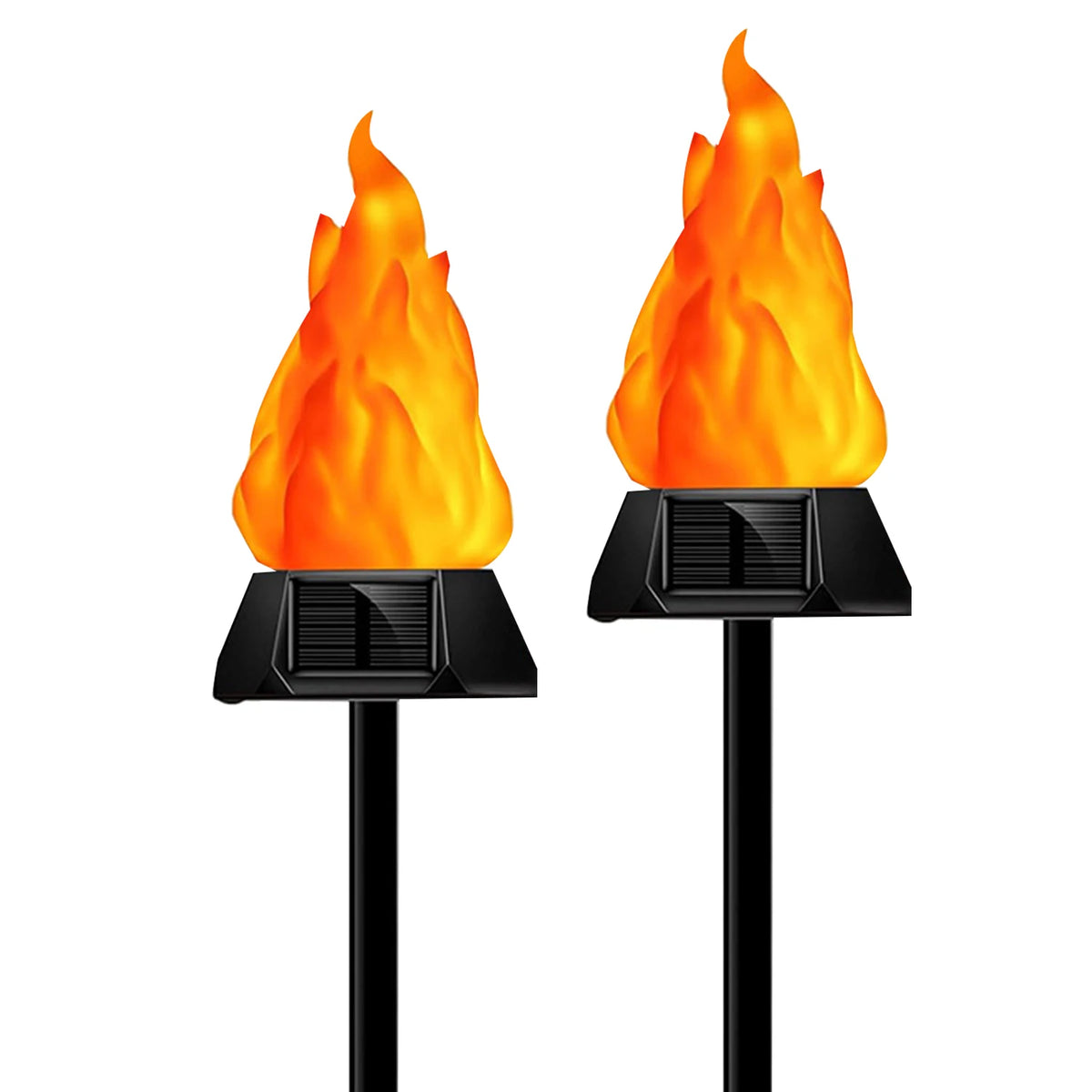 2-Pack Solar Owl Garden Lights – Outdoor LED Lawn Stake Lamps for Courtyard & Garden Décor.