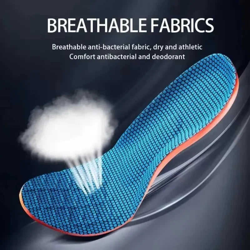 1 Pair Orthopaedic Sports Insoles – Shock-Absorbing, Breathable & Cushioned.
