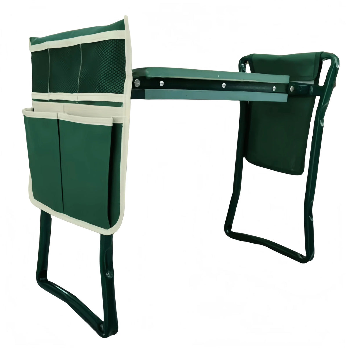 Foldable Garden Kneeler & Seat – Heavy-Duty Gardening Bench with Padded Kneeling Pad.