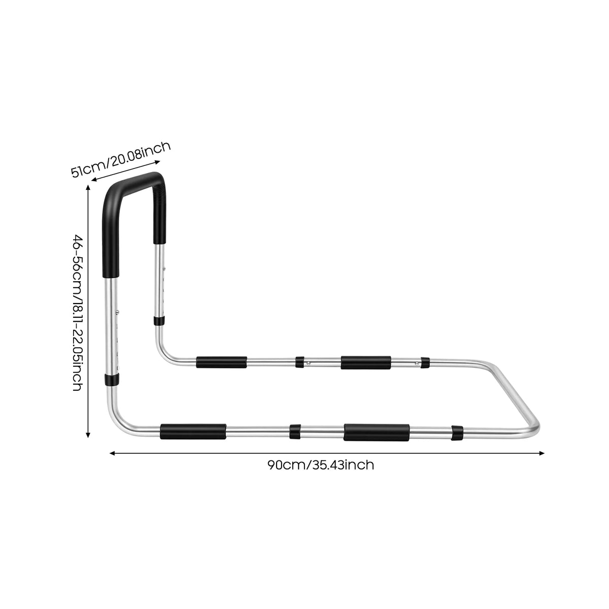 Height Adjustable Bed Rail.