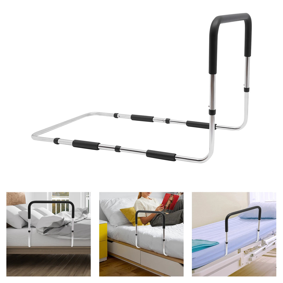 Height Adjustable Bed Rail.