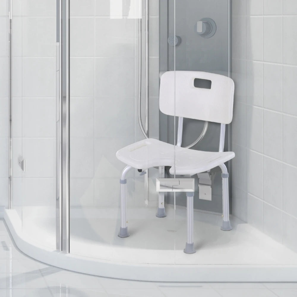 Adjustable U-Shaped Bath Swivel Seat