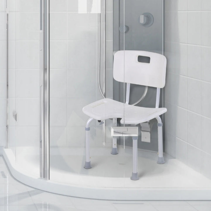 Adjustable U-Shaped Bath Swivel Seat