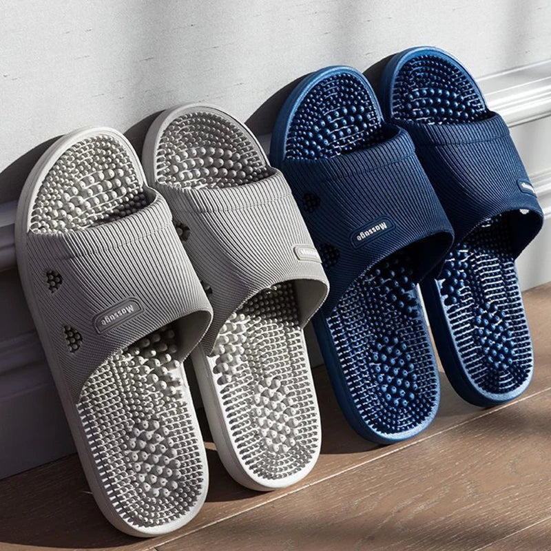 Men’s Summer Massage Slippers – Non-Slip, Lightweight & Comfortable.