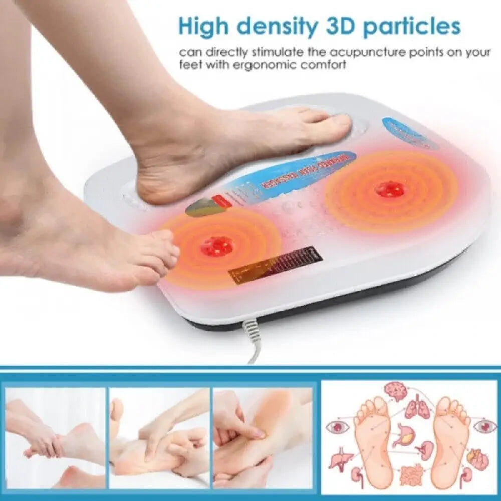 Infrared Heated Foot Massage Mat – Vibrating Acupoint Foot Massager.