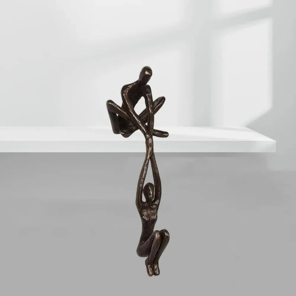 Man Lifting Woman Couple Figurine – Romantic Dancing Couple Sculpture, Creative Lover Statue for Home, Office, Desk & Shelf Décor.