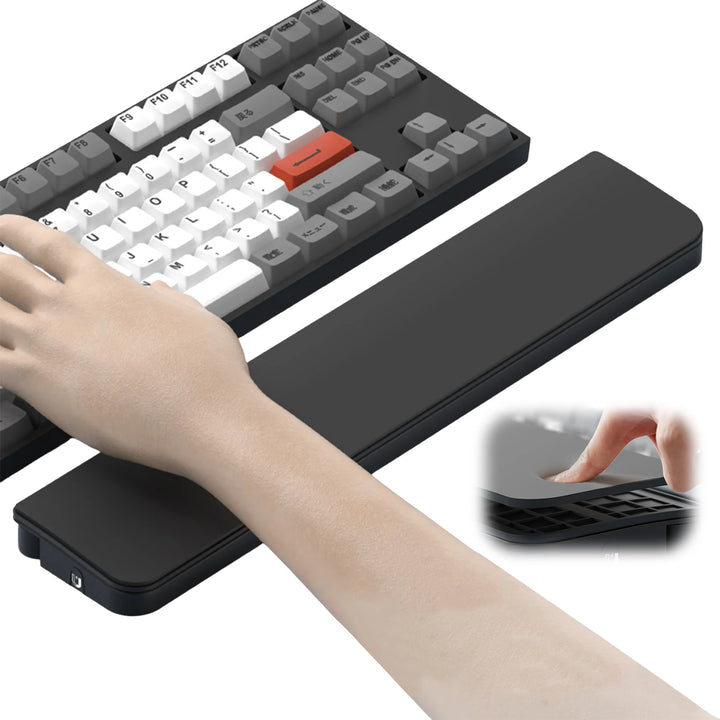 Ergonomic Wrists Resting Guard for Comfortable Typing and Playing.