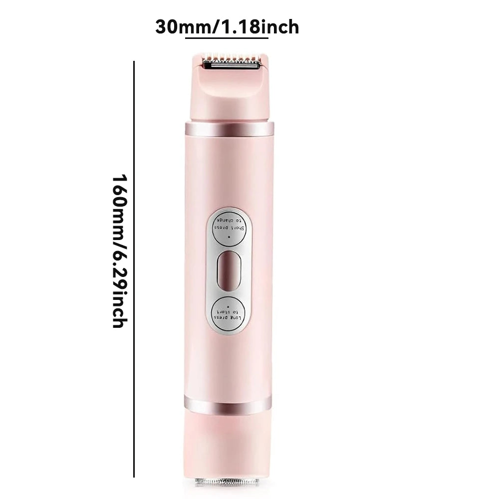 Double-Head Electric Epilator for Women – USB Rechargeable Body Hair Remover & Gentle Bikini Trimmer.