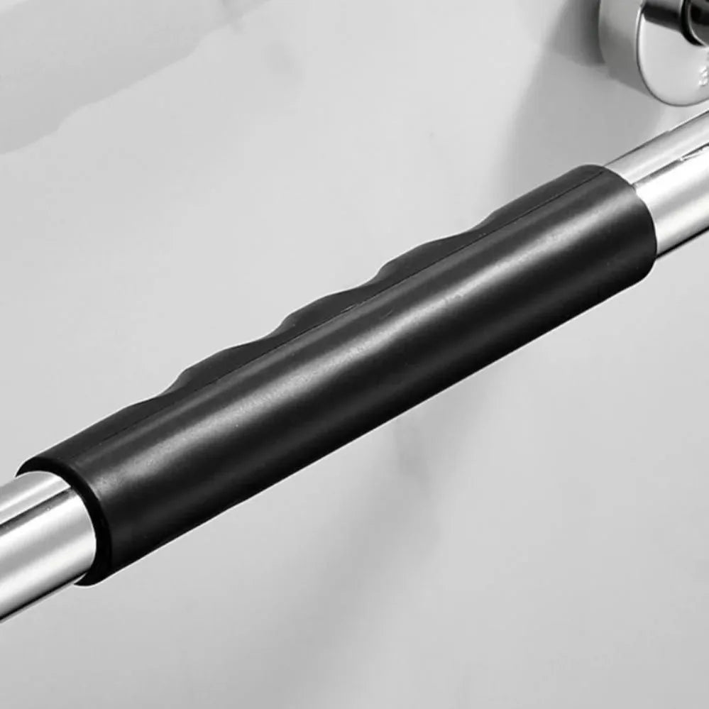 2-Piece Stainless Steel Shower Grab Bars – Non-Slip Bathroom Safety Handles with Silicone Grip.