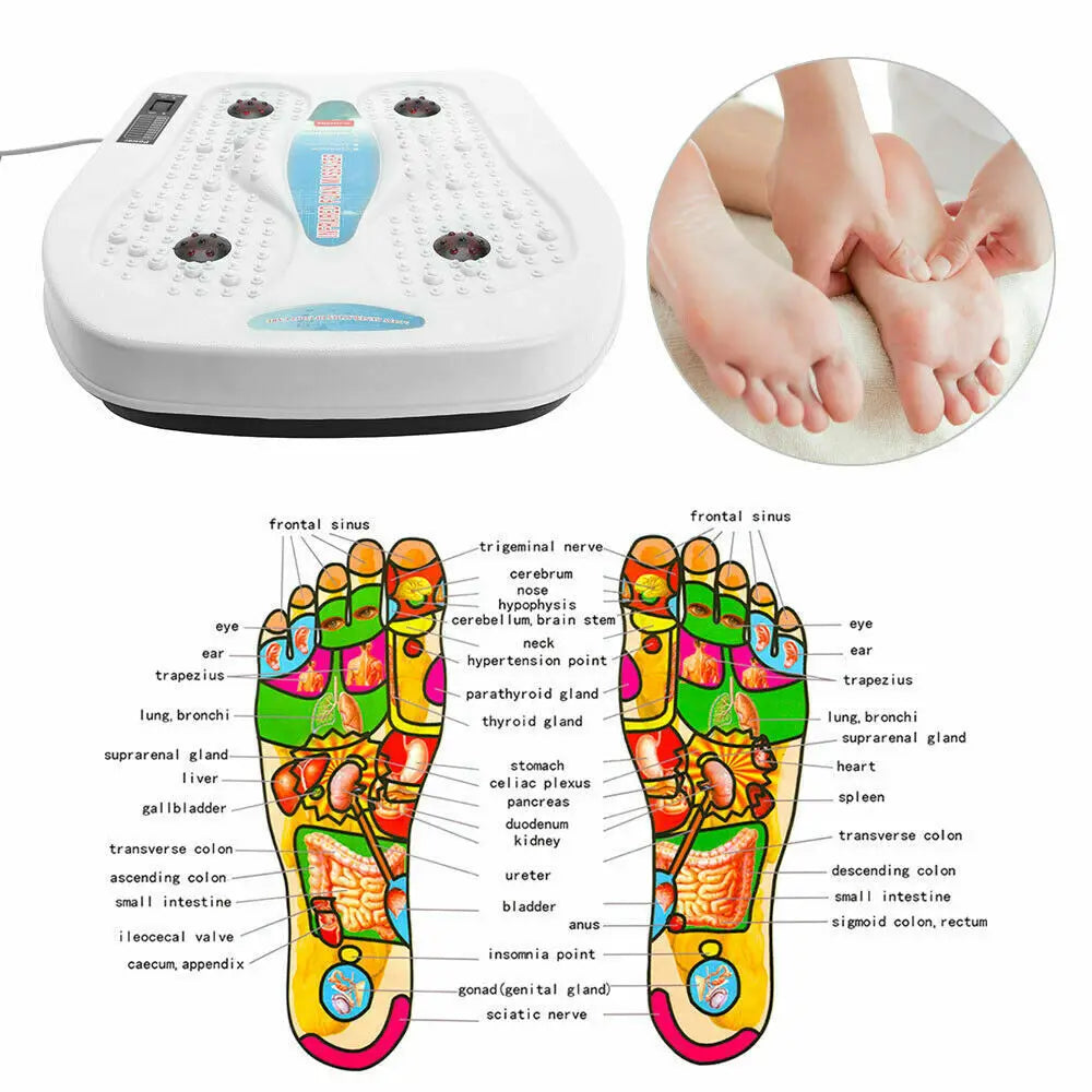 Infrared Heated Foot Massage Mat – Vibrating Acupoint Foot Massager.
