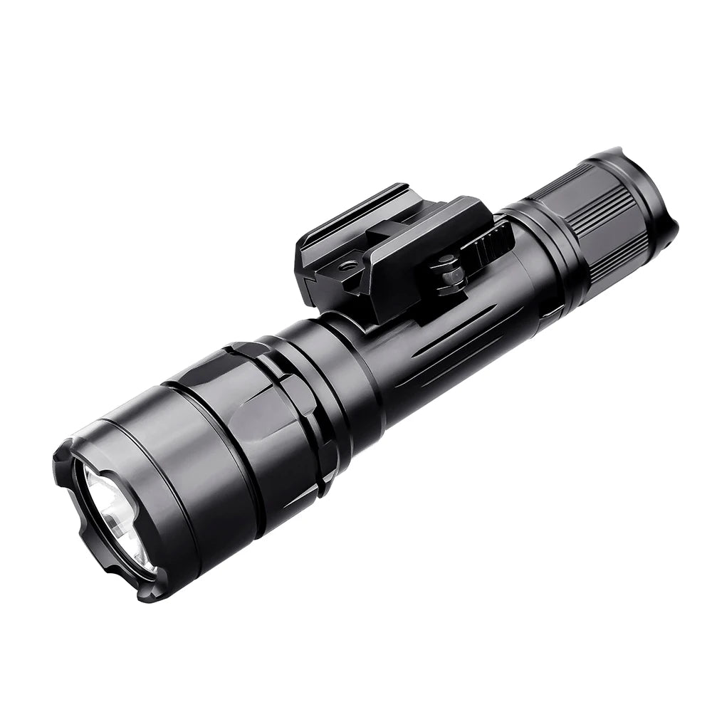 TrustFire R8 Tactical Flashlight – 1700 Lumens, 350m Range, LED Torch with 18650 Battery.