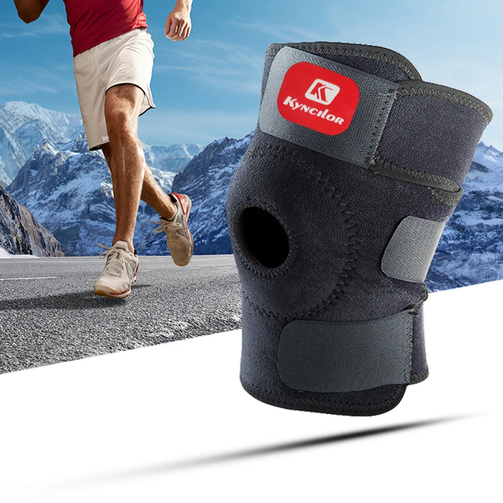 Adjustable Knee Brace for Sports, Running & Gym Support.