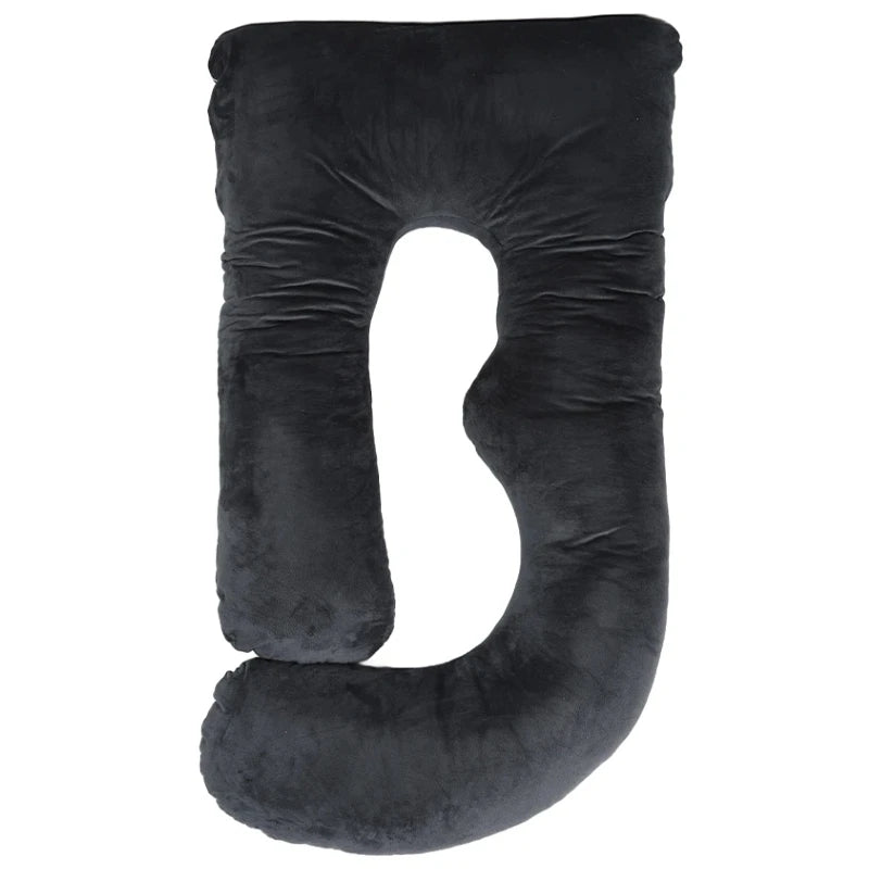 G-Shaped Pregnancy Pillow 120cm – Full-Body Maternity Support Pillow with Removable Cover.