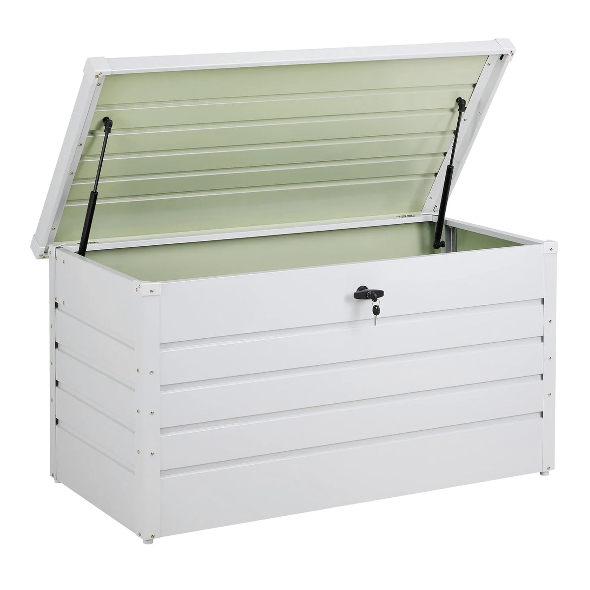 Weather-Resistant Resin Deck Storage Box – Outdoor Patio & Garden Storage.