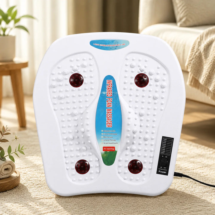 Vital Leg. Electric Foot Massager with Heat & Vibration – Infrared Foot Relaxation Device.
