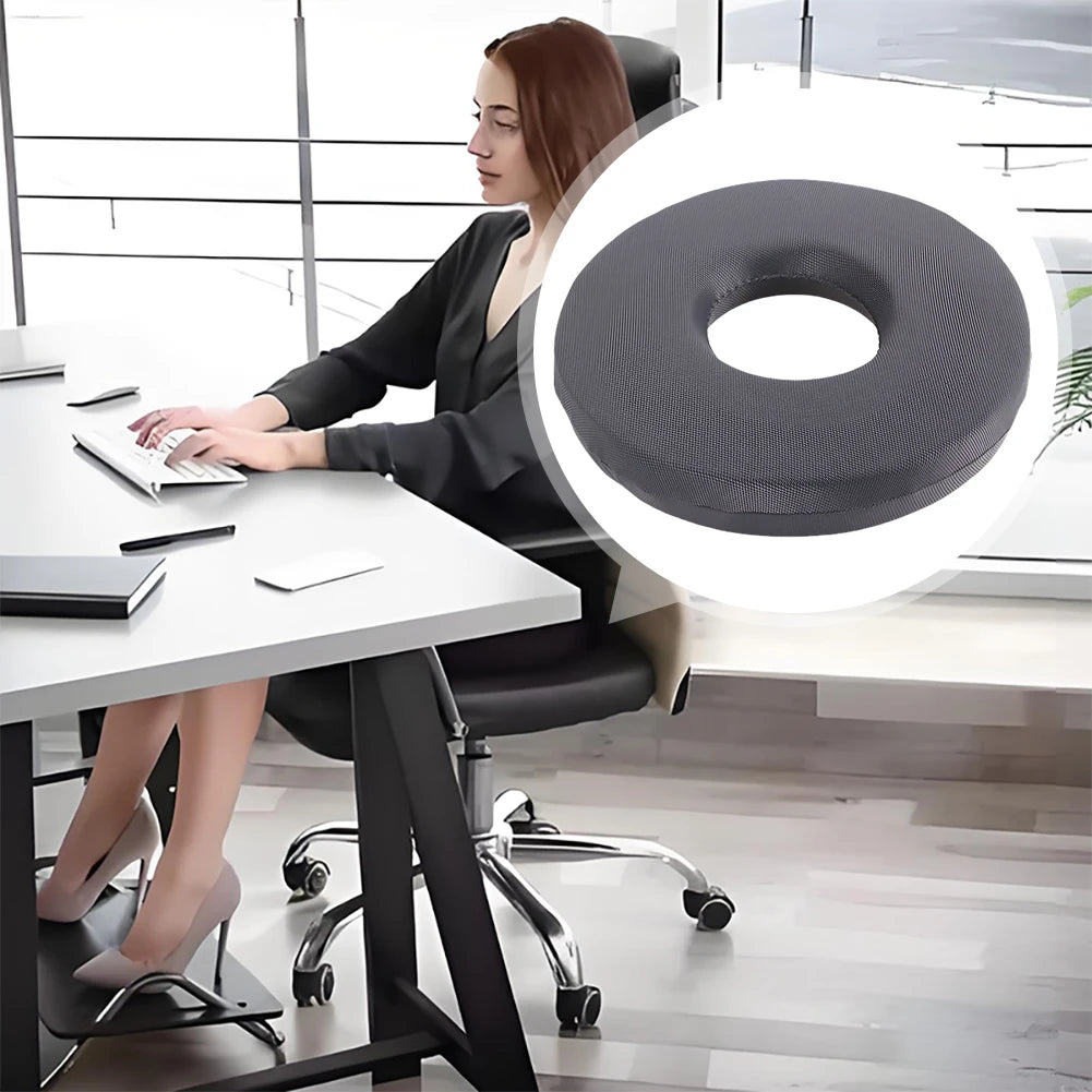 Hemorrhoid & Tailbone Seat Cushion – Breathable Foam Support Pad for Office Chair, Bed, Wheelchair & Long Sitting.