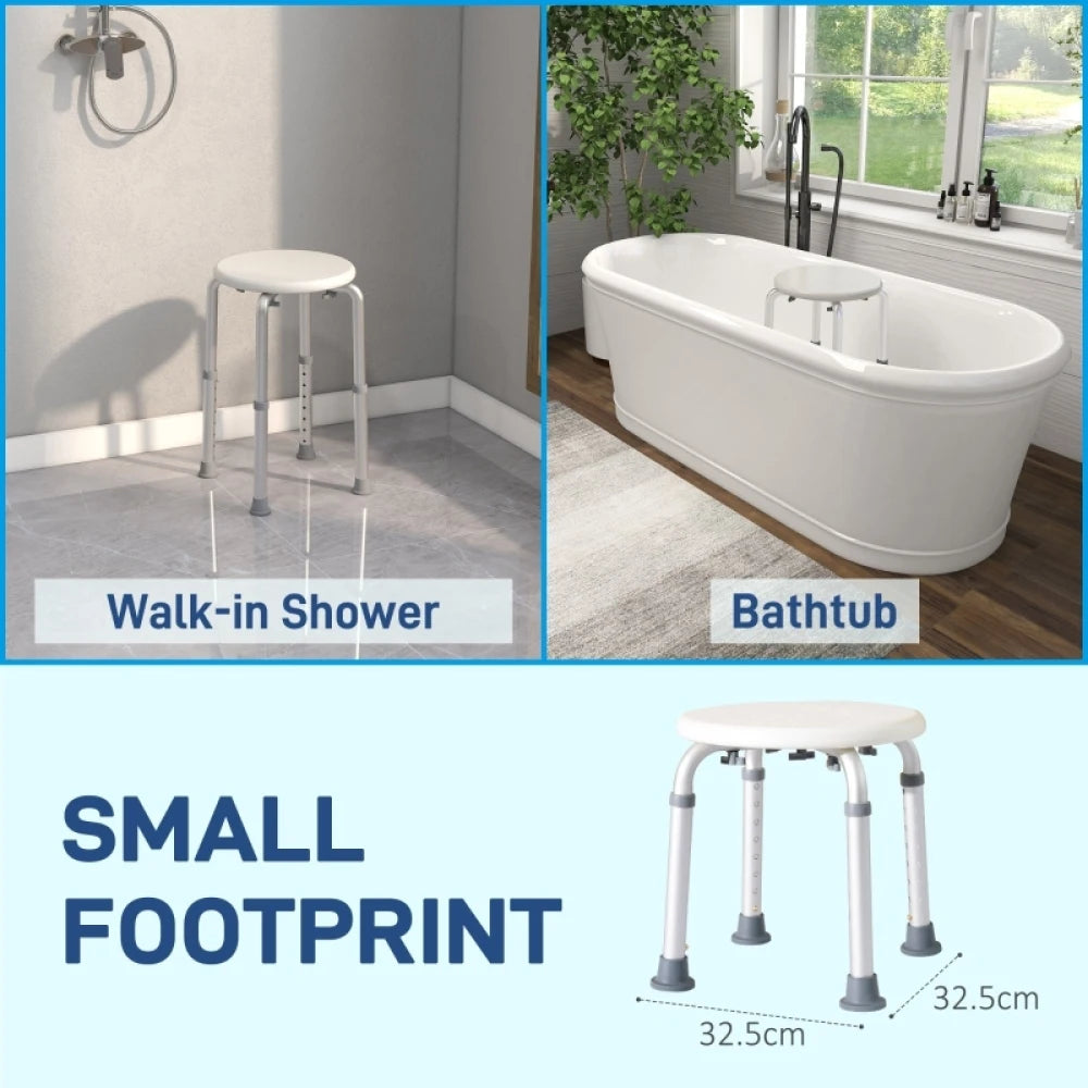 Adjustable Bath Swivel Seat.