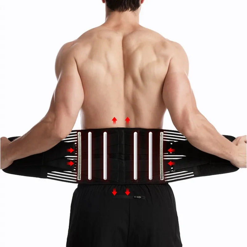 Neoprene Lower Back Support Belt – Adjustable Lumbar Brace for Men & Women, Everyday Back Support.