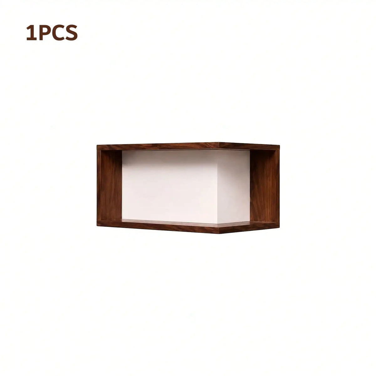 Set of 3 Wooden Floating Corner Shelves – Wall-Mounted Storage & Display Rack.