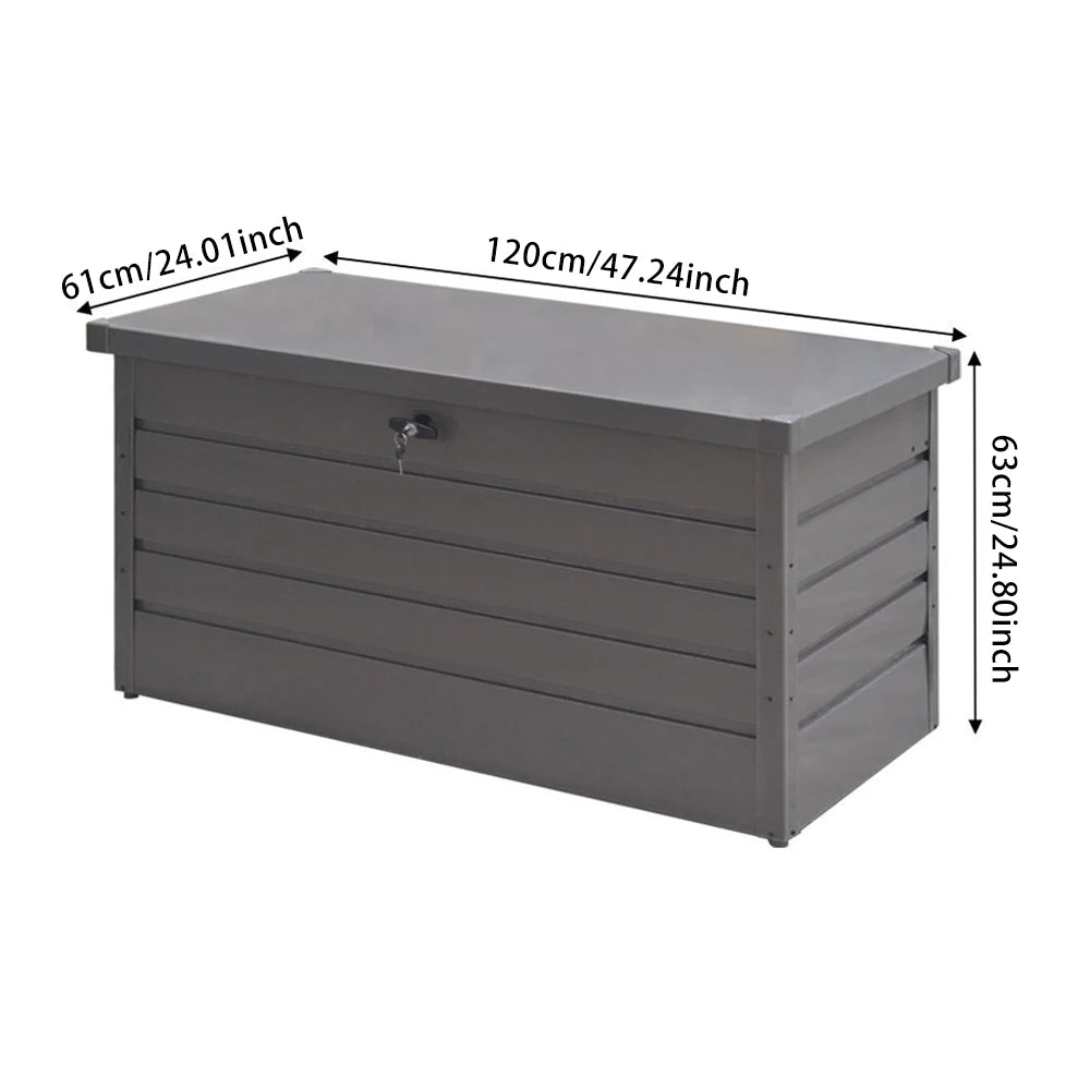 Weather-Resistant Resin Deck Storage Box – Outdoor Patio & Garden Storage.