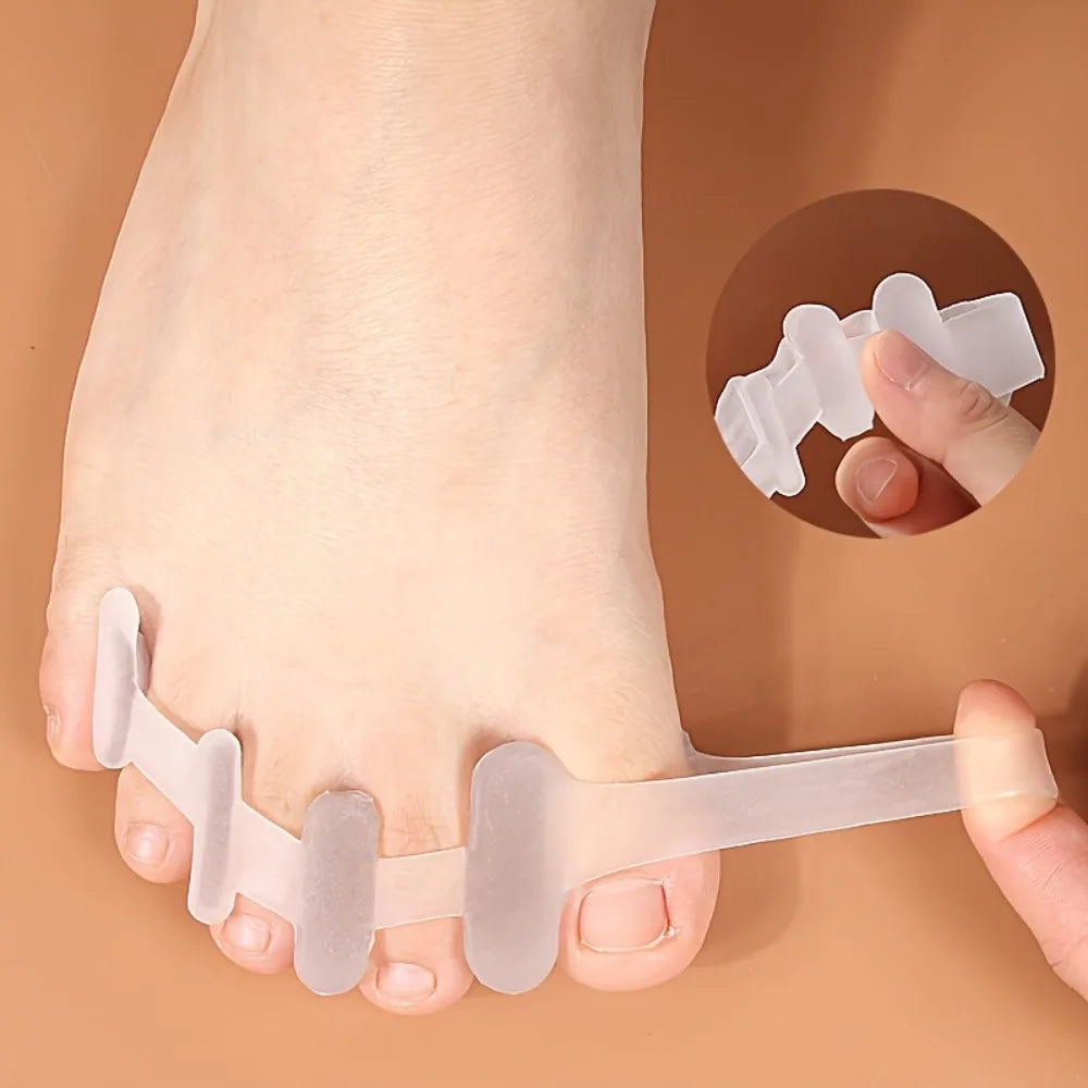 Silicone Toe Separators & Gel Bunion Cushions – Comfortable Toe Spacers for Men & Women.