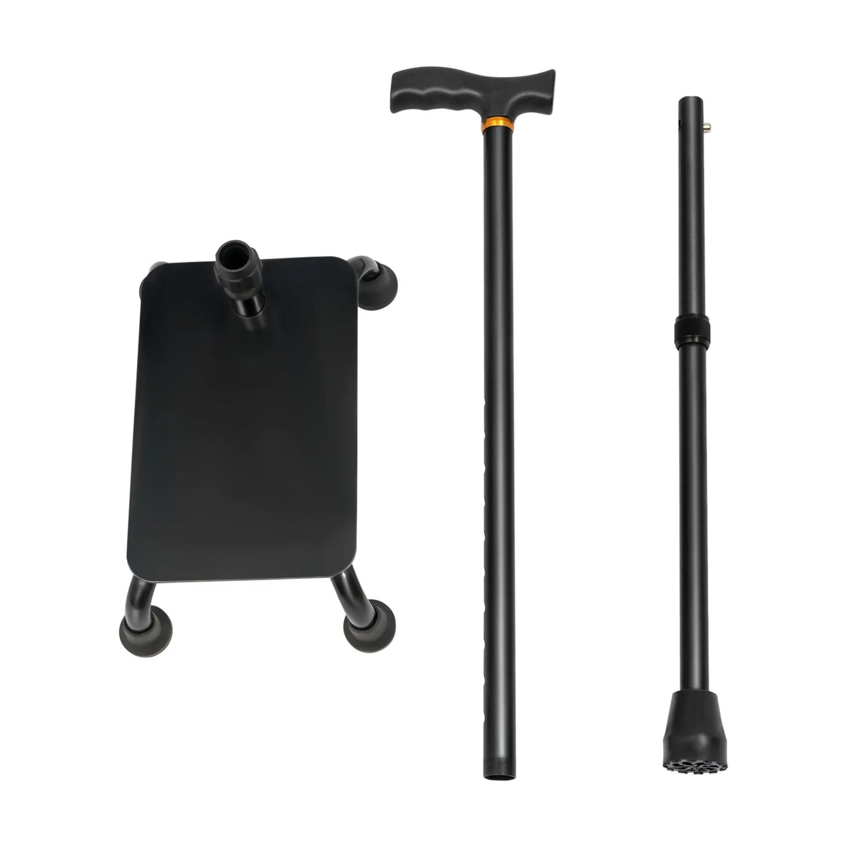 2-in-1 Stair Climbing Walking Cane – Adjustable 85–105cm Support Stick for Seniors.