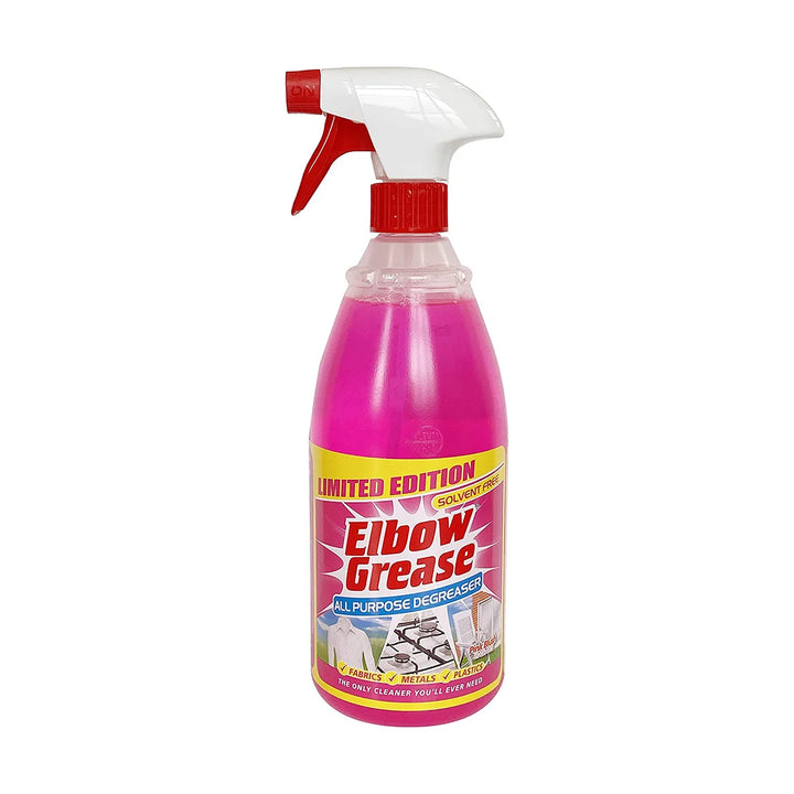 Elbow Grease All-Purpose Degreaser Pink Blush 1L – Limited Edition Solvent-Free Multi-Surface Cleaner.